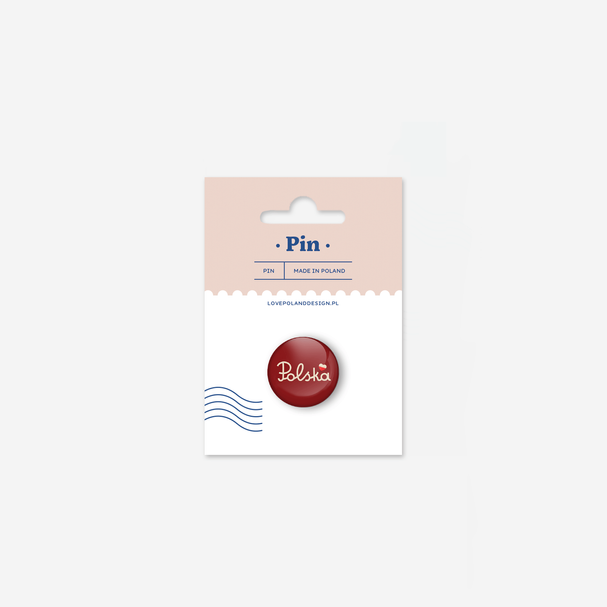 Pin Polska Napis