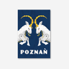 Postcard Poznan Goats Clock