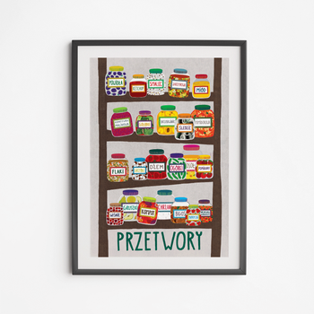 Plakat Przetwory Spiżarnia 30x40