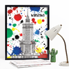 Poster Palace of Culture Blobs 50x70