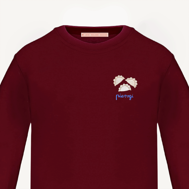 Bluza Pierogi Bordo XS