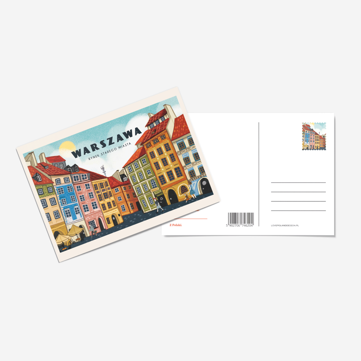 Pocztówka Warszawa Rynek Starego Miasta