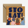 Kartka Sto Lat! Retro