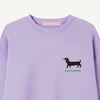Sweatshirt Dachshund Baby Blue