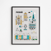 Plakat Poznań Trasa Spacerowa 50x70