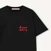 T-shirt Dzień Dobry Czarny