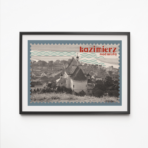 Plakat Kazimierz Dolny Panorama Kolaż 21x30