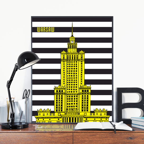 Poster Palace of Culture Pineapple 40x50