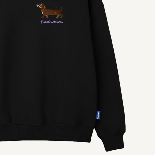 Sweatshirt Dachshund Black