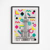 Plakat Pałac Kultury Totally 90's 40x50