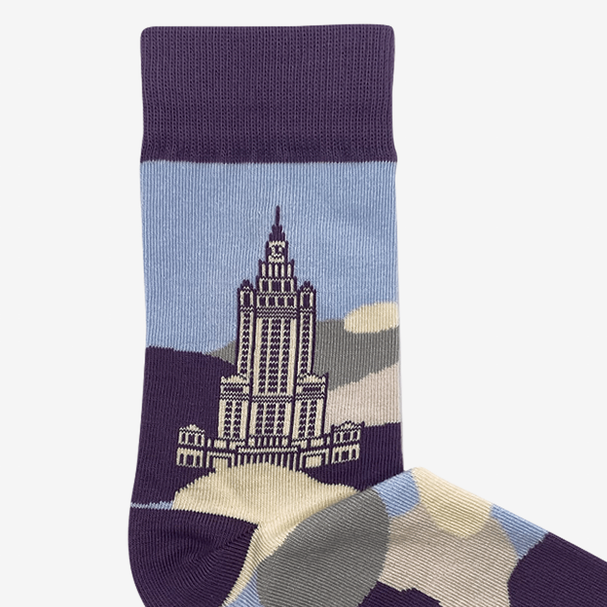 Socks Warsaw Palace of Culture Pastel