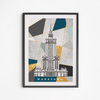 Plakat Pałac Modern Marmur 40x50