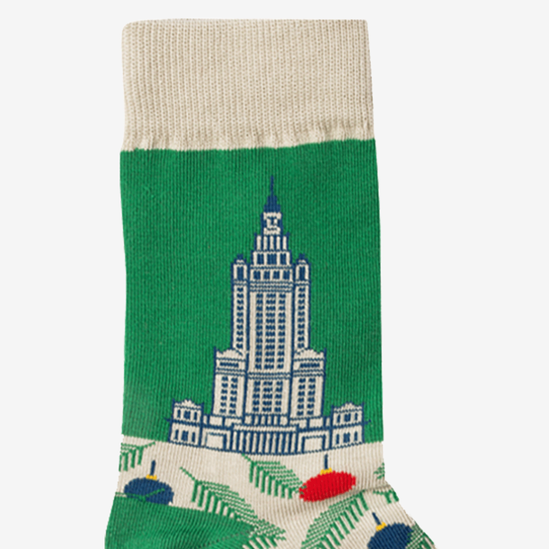 Socks Warsaw Palace of Culture Christmas Tree