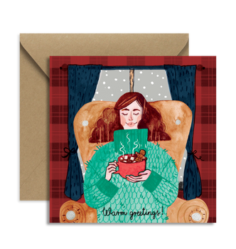 Kartka Warm Greetings!
