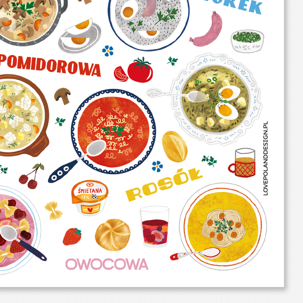 Stickers Polish Soups