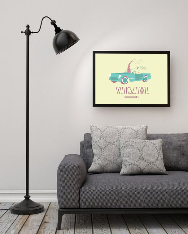 Mermaid Cabrio Poster 30x40