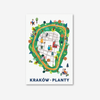 Pocztówka Kraków Planty