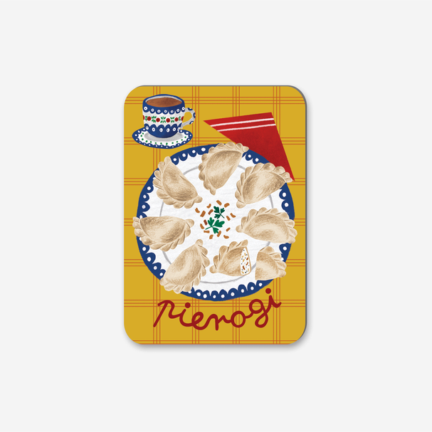 Magnes Pierogi Talerz Bolesławiec