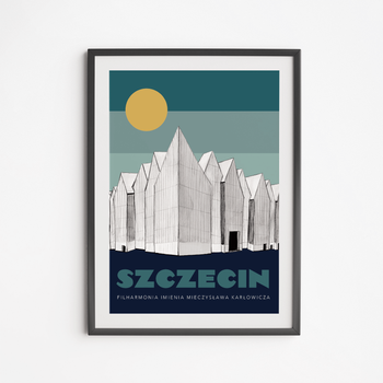Szczecin Philharmonic 40x50 poster