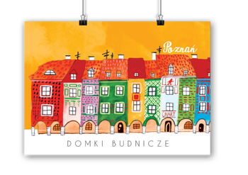 Plakat Poznań Domki Budnicze 30x40